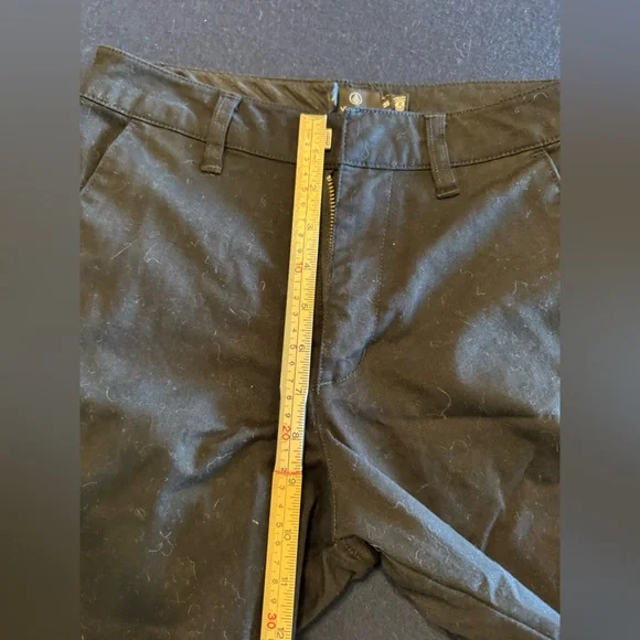 Volcom Women’s Black Slim Dress Pants Sz 25 - Picture 8 of 8